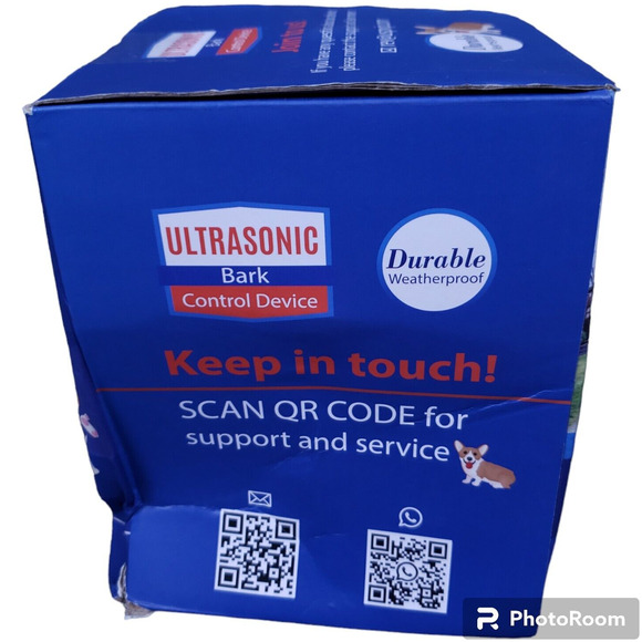 Outdoor Ultrasonic Bark Control Device Durable Sonic Silencer Anti Dog Barking - Picture 6 of 7